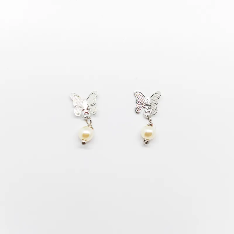 BR INOX BORBOLETA E PEROLA4MM