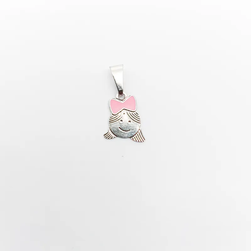 PING INOX MENINA C LAÇO RESINADO