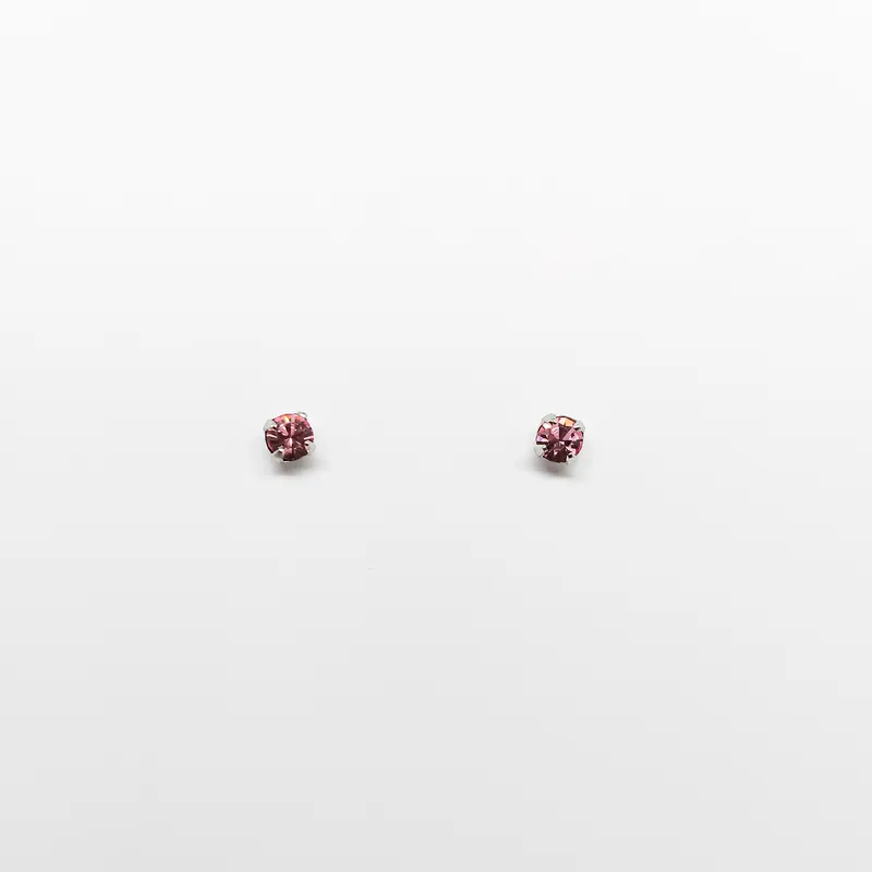 BR INOX STRASS 3MM ROSA