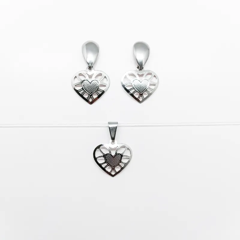 CONJ INOX BASE GOTA CORAÇÃOM