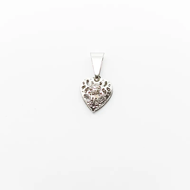 PING INOX CORACAO VAZADO CSTRASS 2,5MM