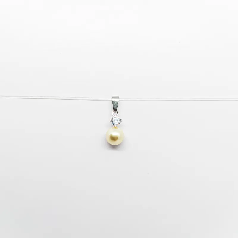 PING INOX PEROLA 7MM CZIRCONIA 4MM