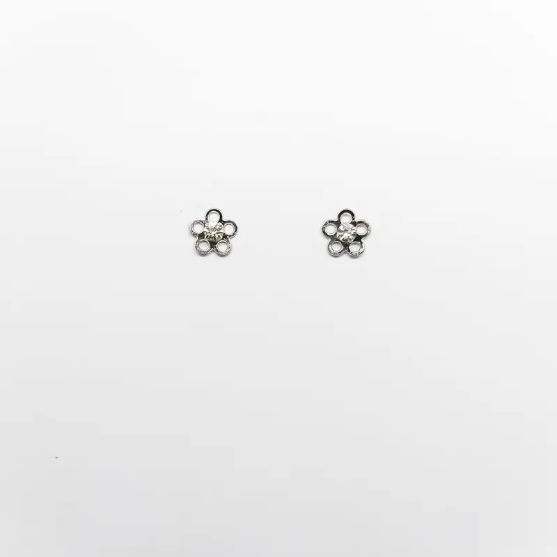 BR INOX FLOR C STRASS 2,5MM