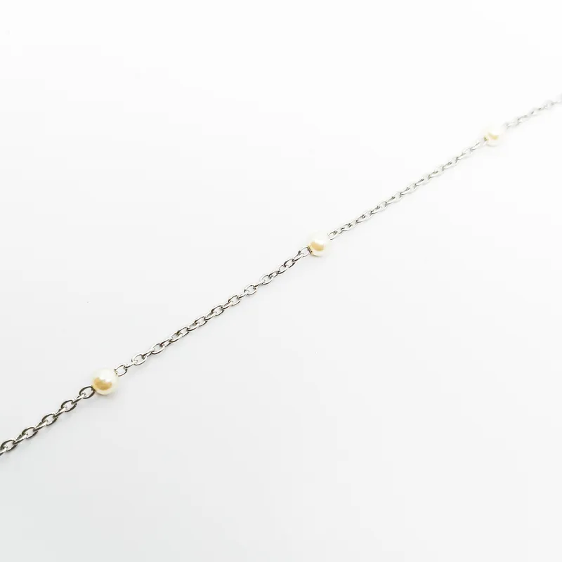 TORNOZELEIRA INOX C 5PEROLAS 4MM 25CM