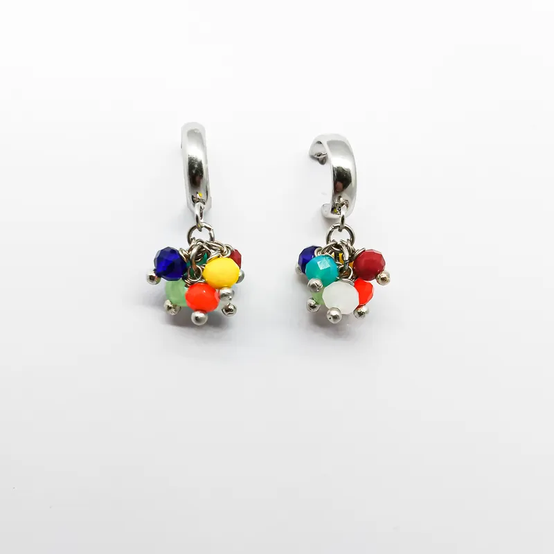 ARG INOX FIO MEIA CANA2MM/0,9CM C CONTA FACETADACOLORIDA