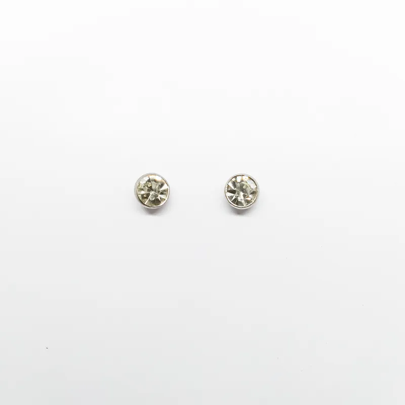 BR INOX CRAVACAO INGLESASTRASS 8MM CRISTAL