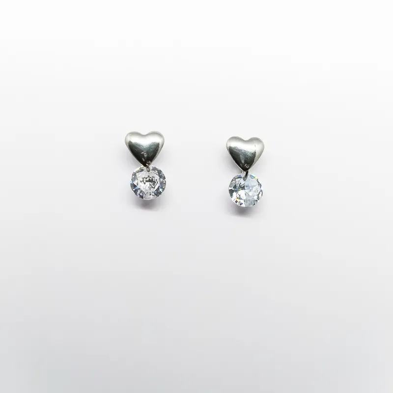 BR INOX CORACAO C ZIRCONIAREDONDA 6MM