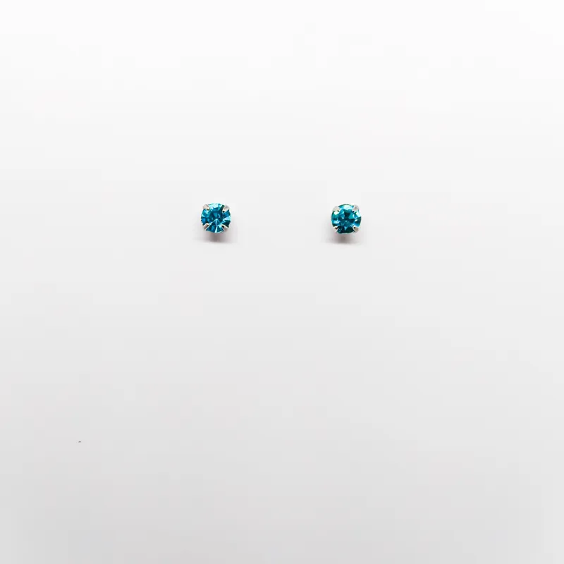 BR INOX STRASS 4MM AZUL