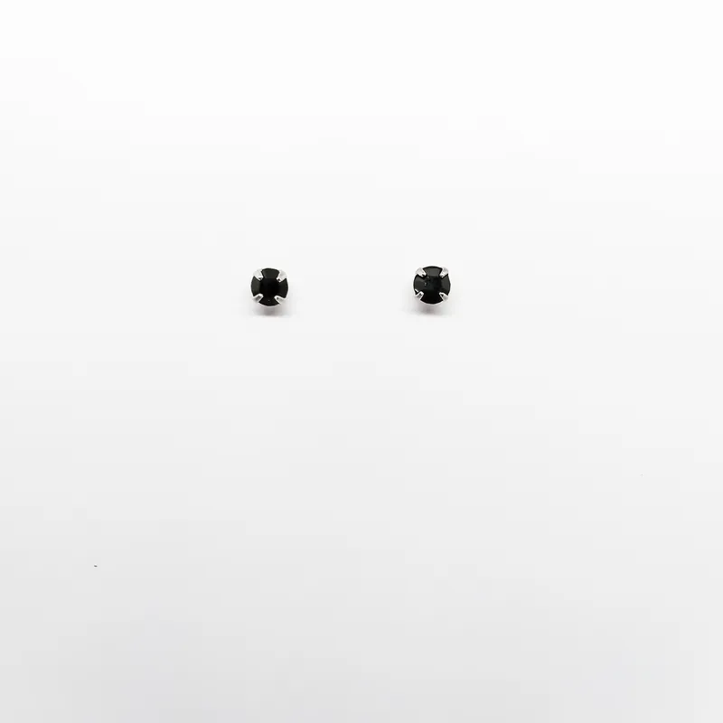 BR INOX STRASS 4MM PRETO