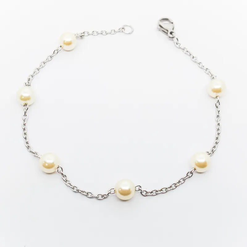 PULSEIRA INOX C 6 PEROLAS 6MM20CM
