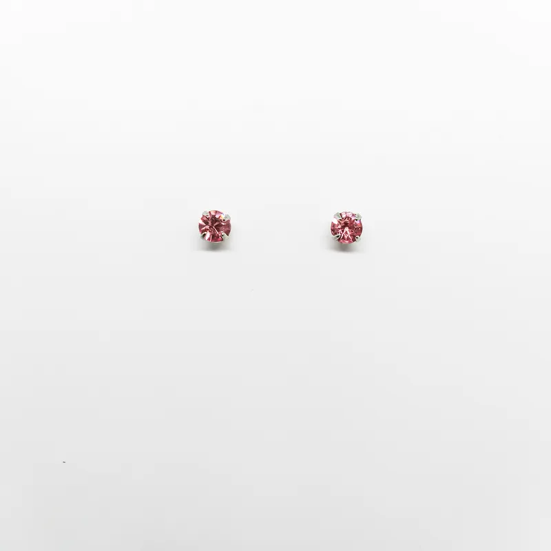 BR INOX STRASS 4MM ROSA