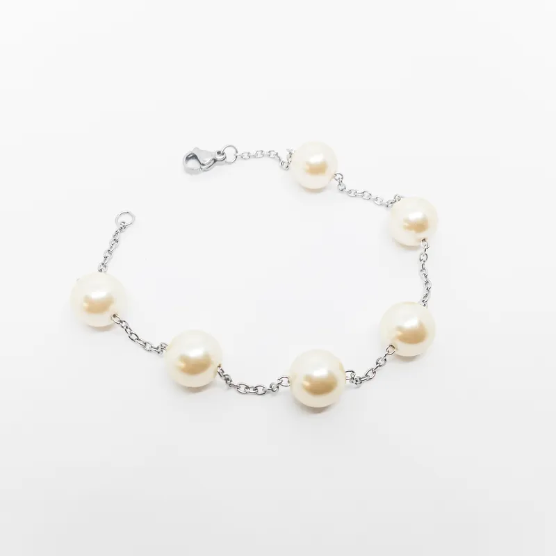 PULSEIRA INOX C 6 PEROLAS10MM 20CM