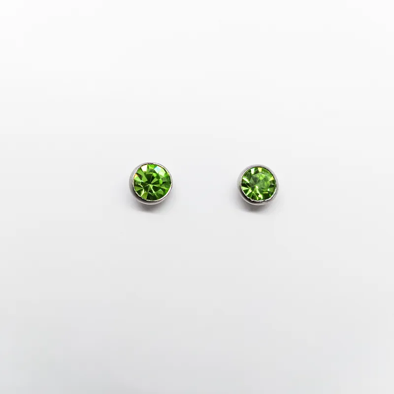 BR INOX CRAVACAO INGLESASTRASS 8MM VERDE