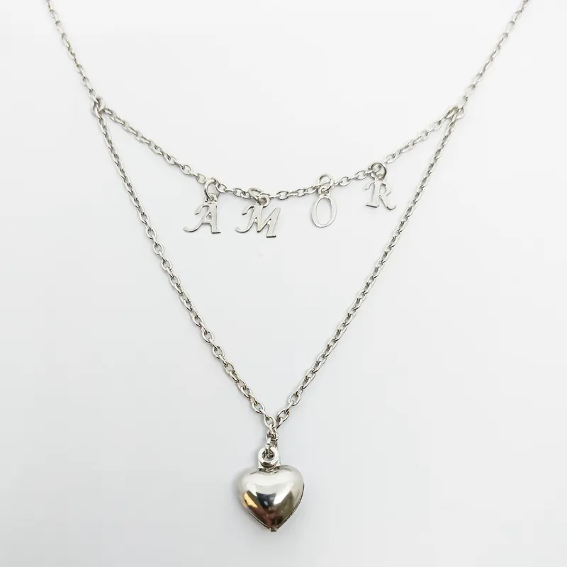 GARG INOX AMOR E CORAÇÃO50CM