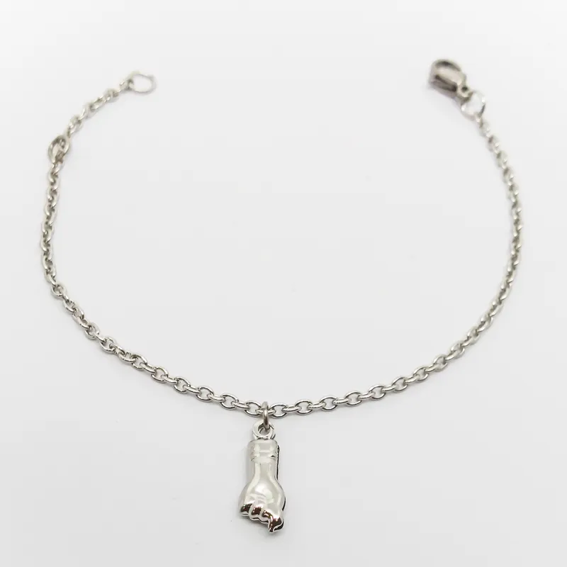 PULSEIRA INOX PINGENTE FIGA20CM